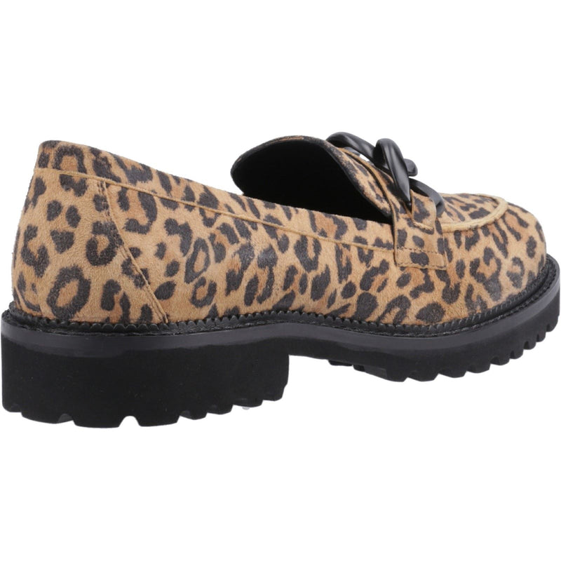 Hush Puppies Gianna Damen Leopardenmuster Leder Slipper