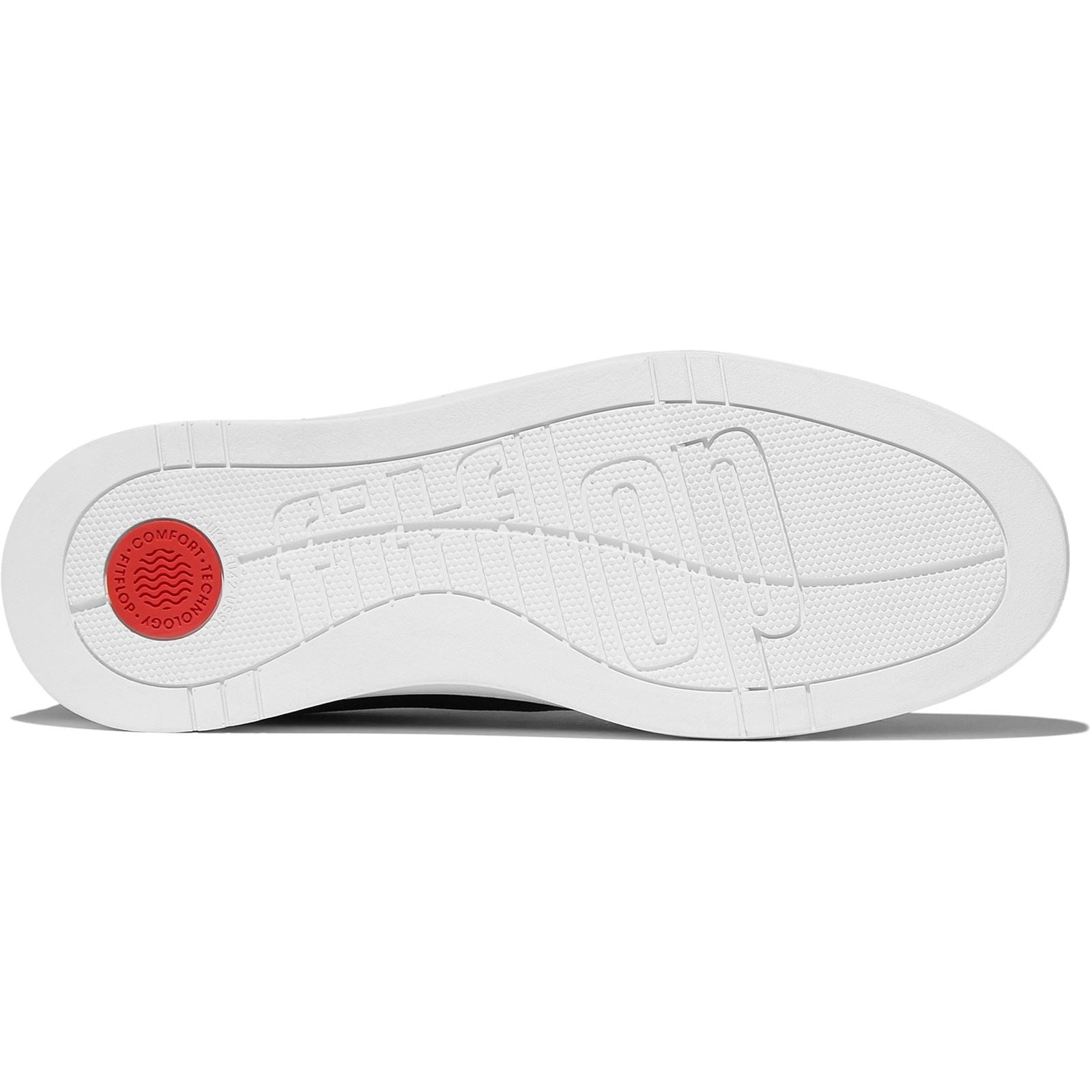 Fitflop Rally II Leder Herren Schwarze Sneakers
