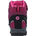 Hi-Tec Blackout Mid Polyester Soft Shell Mädchen Wanderstiefel In Dunkelrosa/Fuchsia