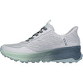 Skechers Switch Back Mist Textile Damen Wanderstiefel In Grau/Grün