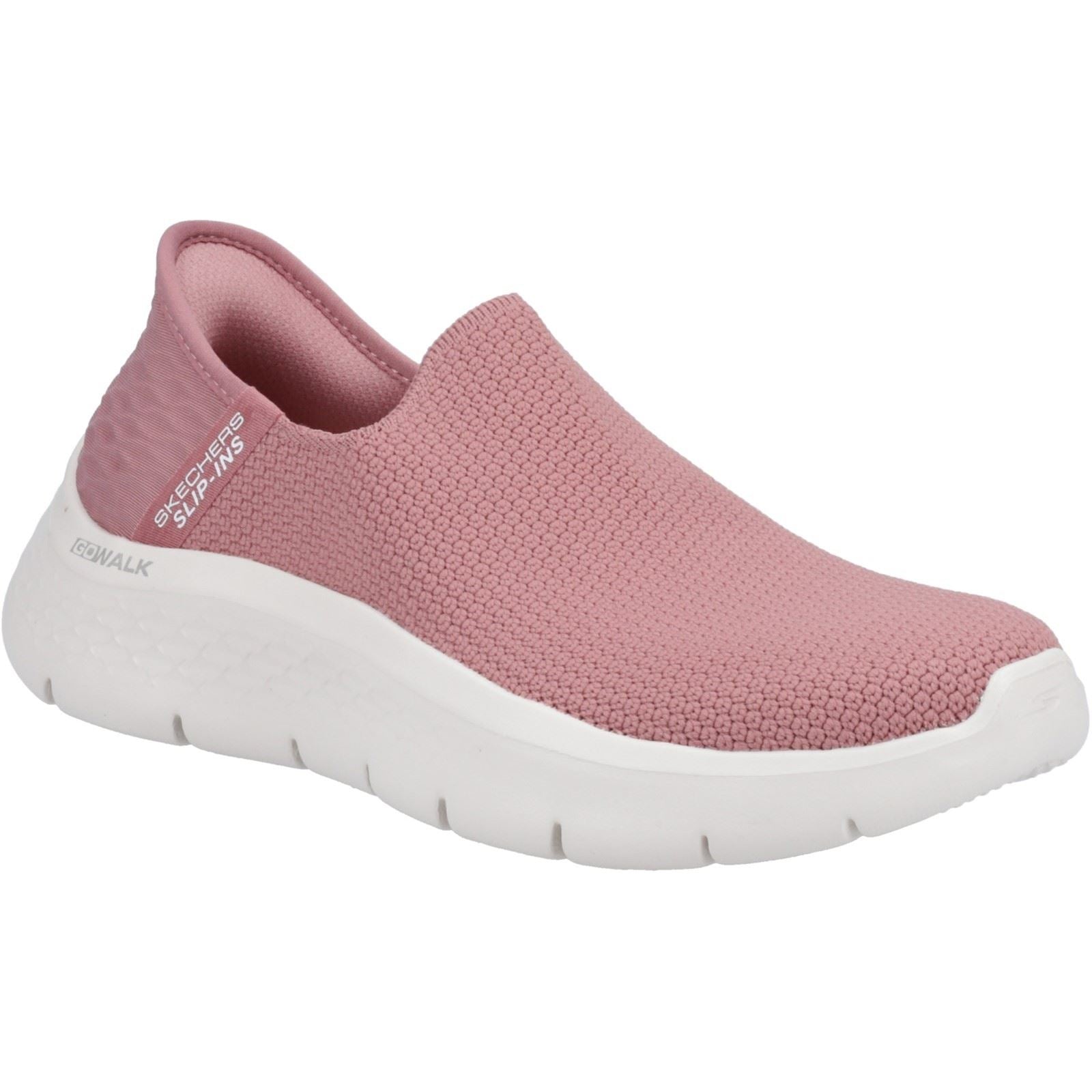 Skechers Go Walk Flex - Sunset View Synthetik Damen Rose Sneakers