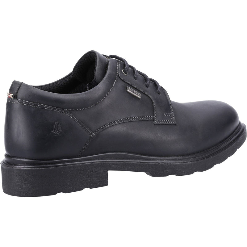 Hush Puppies Pearce Schwarze Farbe Herren-Schnürschuhe Aus Leder