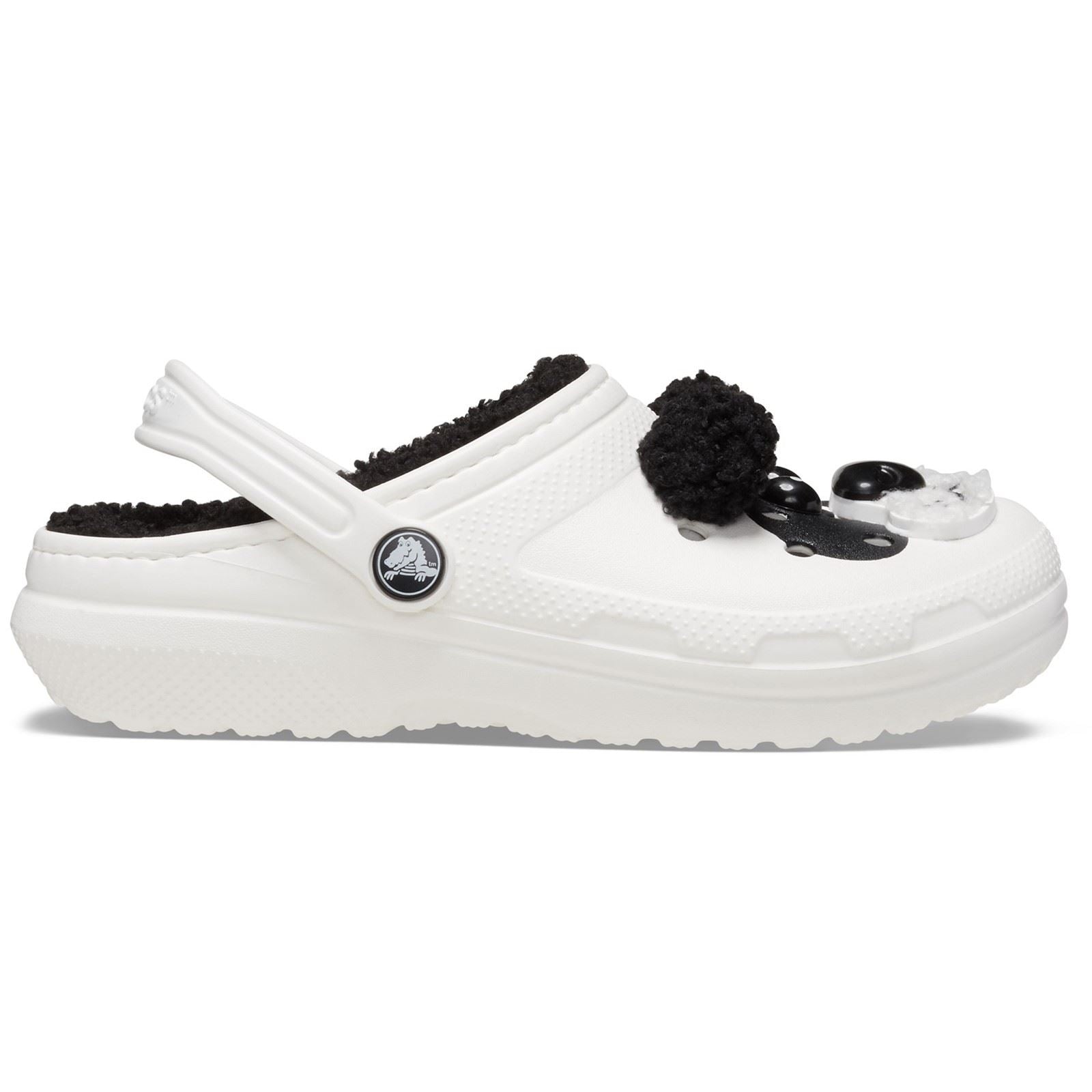 Crocs Classic Lined Fun Lab Thermoplastische Unisex Kinder Panda Clogs
