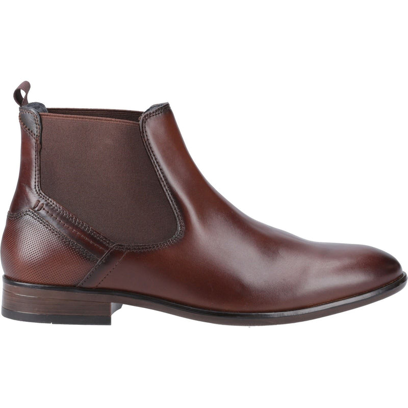 Pod Frank Leder/Textil Herren Cognac Stiefel