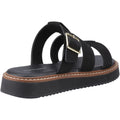 Hush Puppies Celeste Slide Damen Sandalen Aus Schwarzem Leder