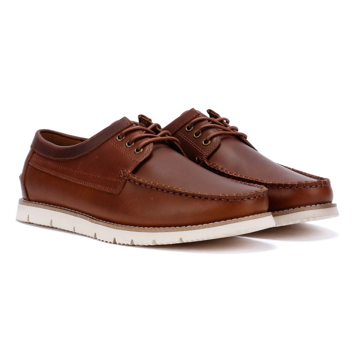 Ben Sherman Soho Herren Wildleder Schnürschuhe In Braun