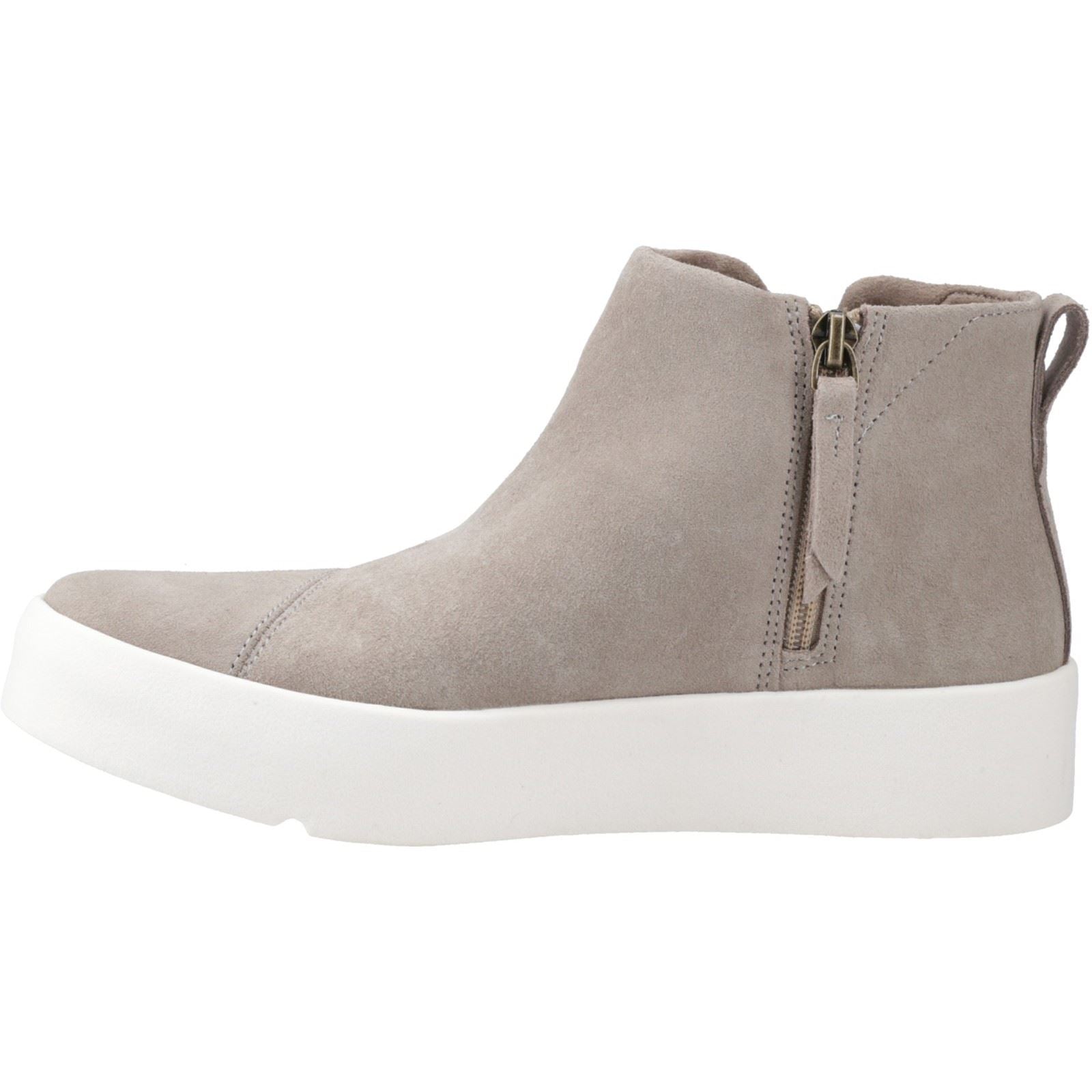 TOMS Verona Mid Leder Damen Taupe Stiefel