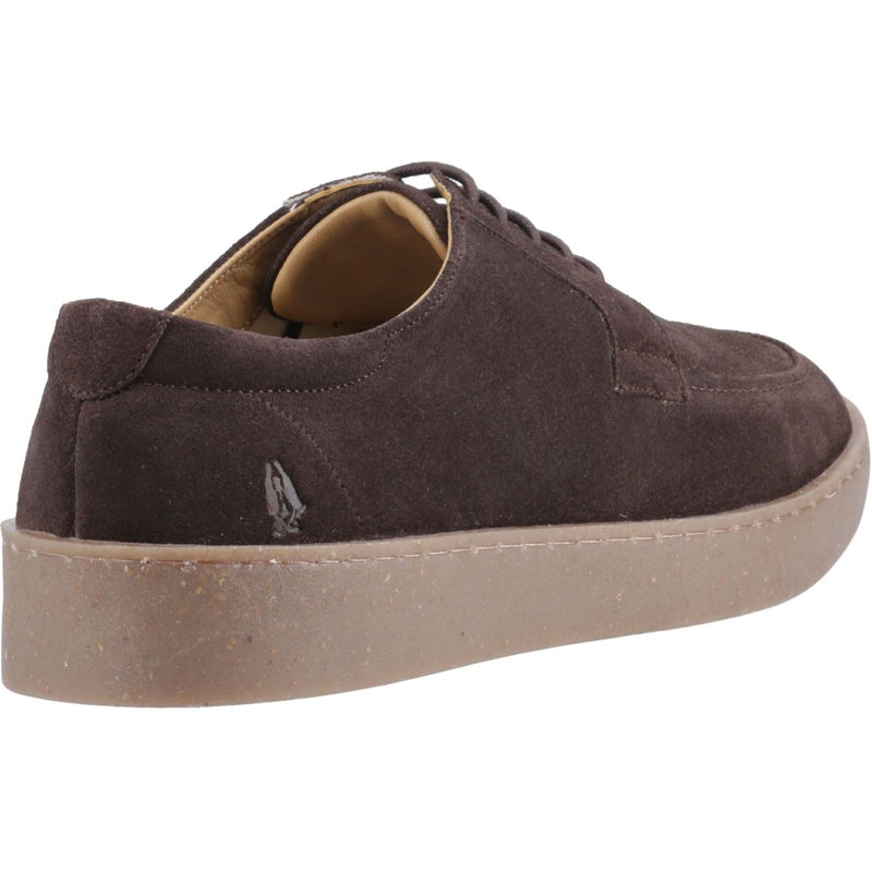 Hush Puppies Rafael Herren Mokassin Schuhe aus Wildleder in Schokoladenfarbe