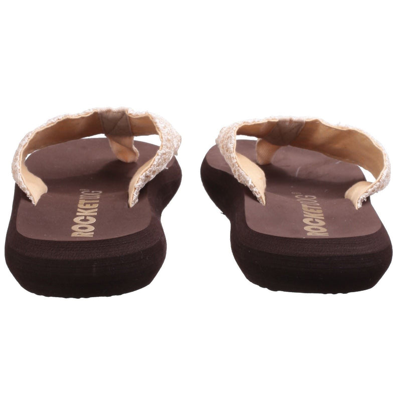 Rocket Dog Spotlight Lima Damen Zehenstegsandalen Aus Naturmaterialien