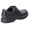 Hush Puppies Randall II Schwarze Farbe Herren-Schnürschuhe Aus Leder