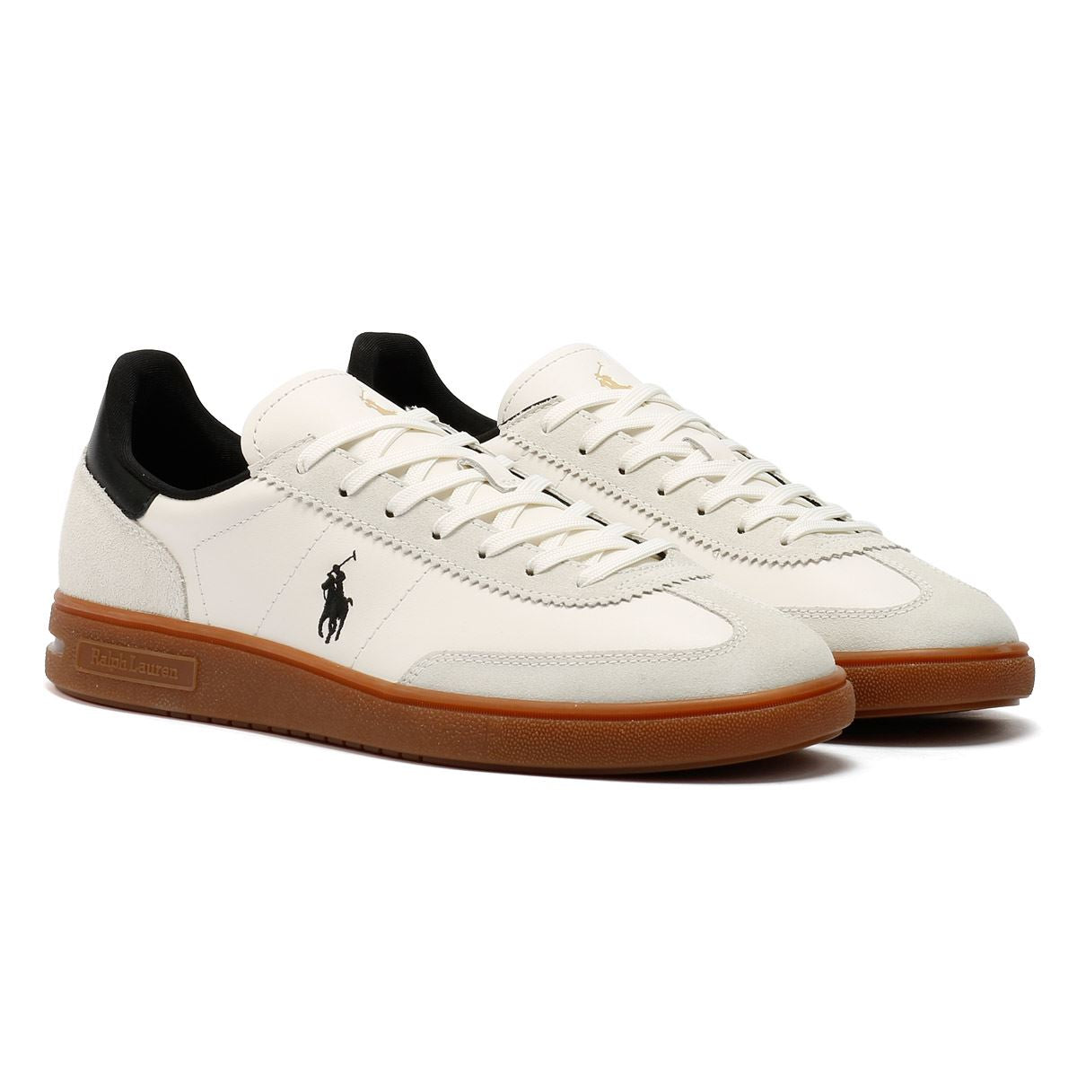 Ralph Lauren Bedford Weiße Turnschuhe
