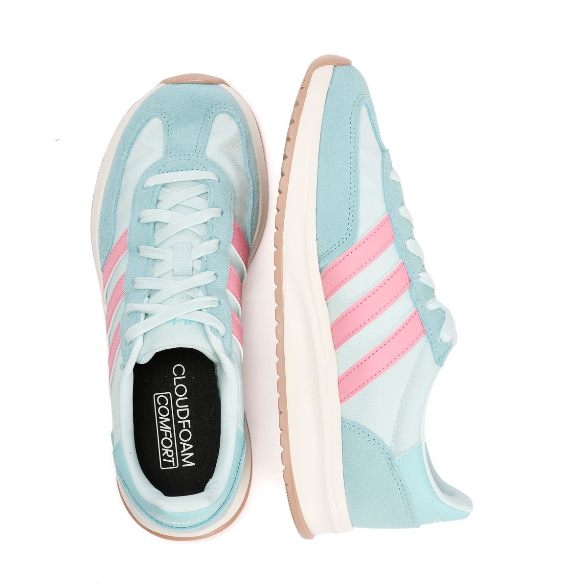 Adidas Run 70s 2.0 Leder Damen Blaue Sneaker