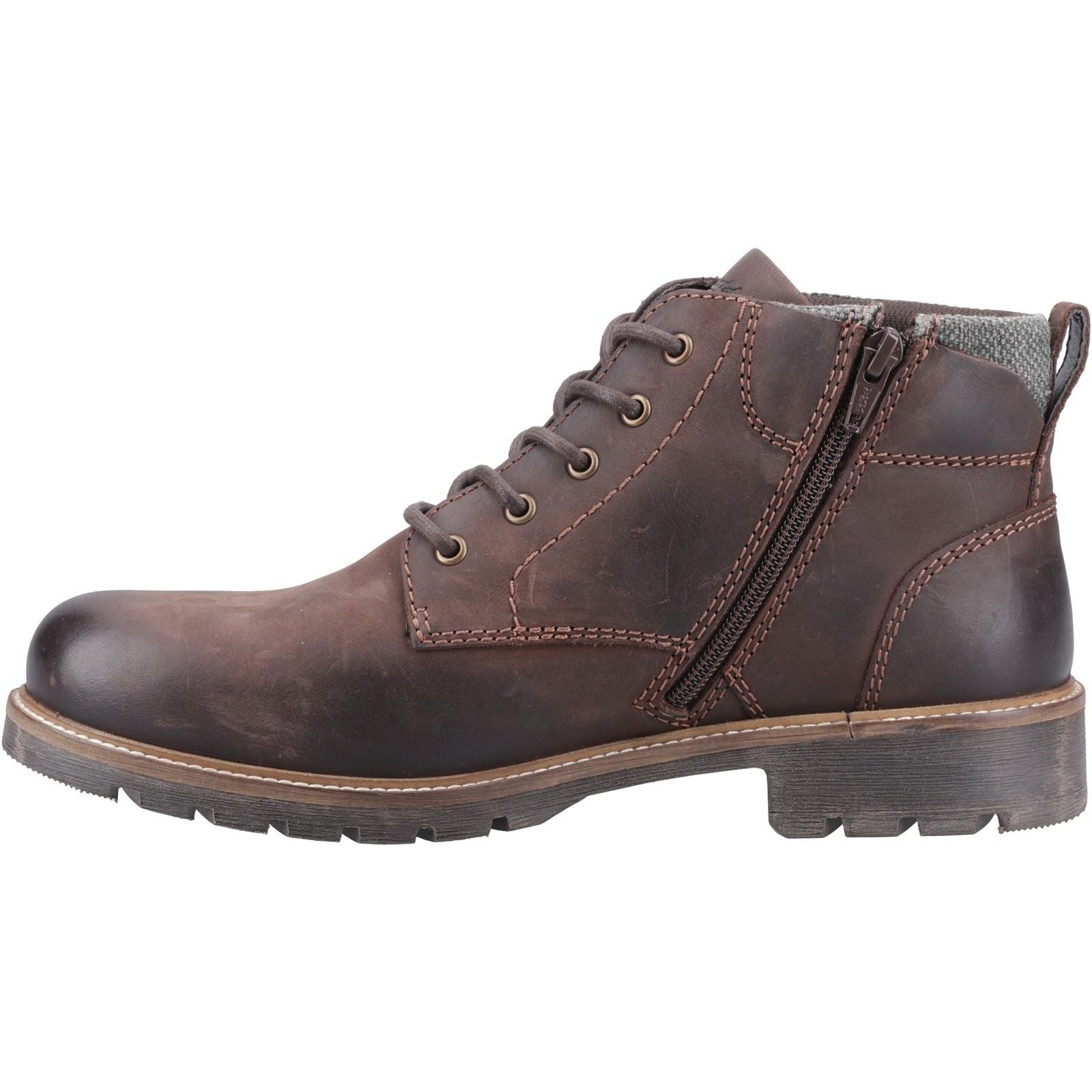 Cotswold Moreton Herren Leder Stiefeletten in Braun