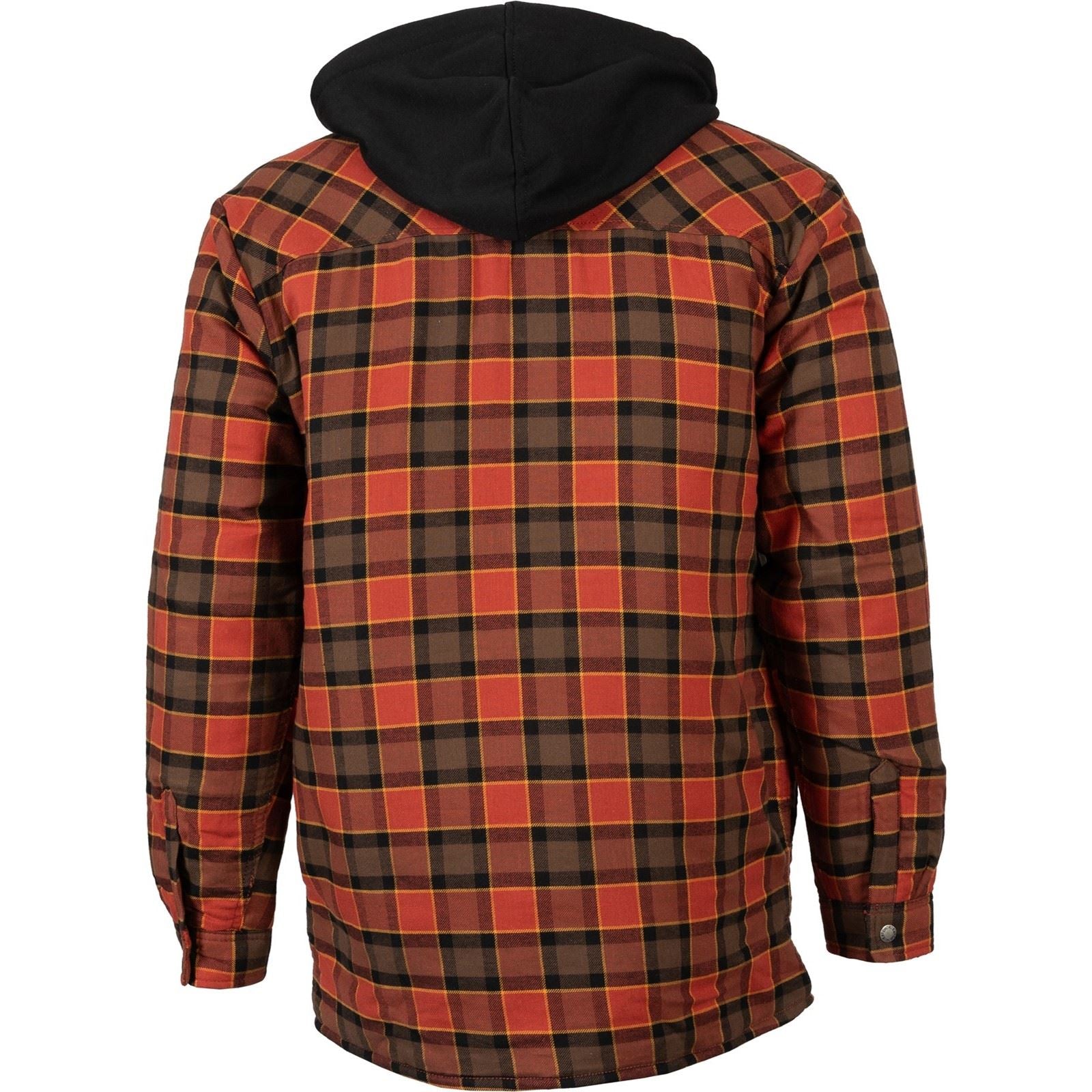 Dickies Fleece Hooded Flannel Shirt Herren Rotes Hemdjacke
