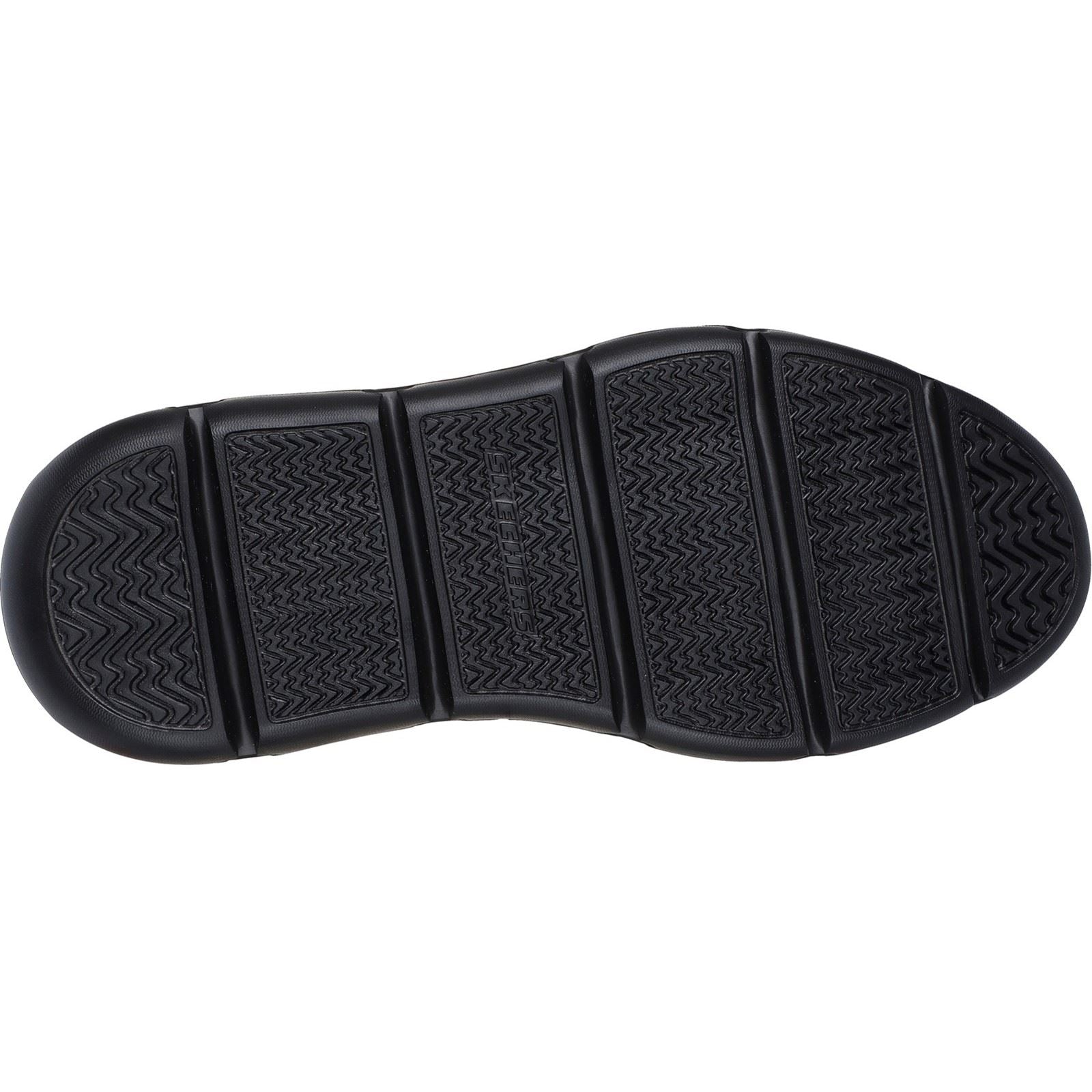 Skechers Garza Sully Herren Lederschuhe In Kakao Zum Schnüren