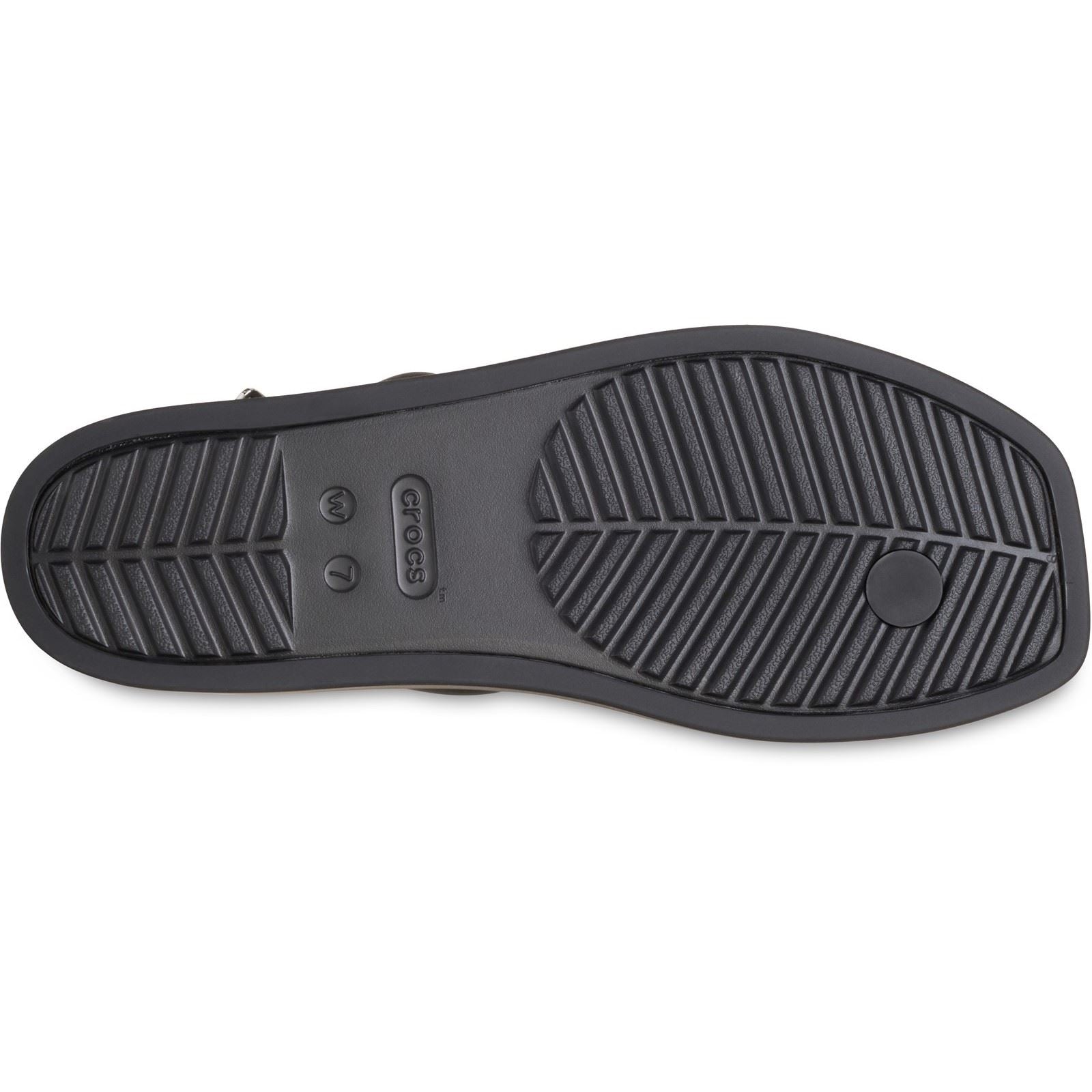Crocs Miami Studded Thong Flip Thermoplastische Damen Schwarze Sandalen