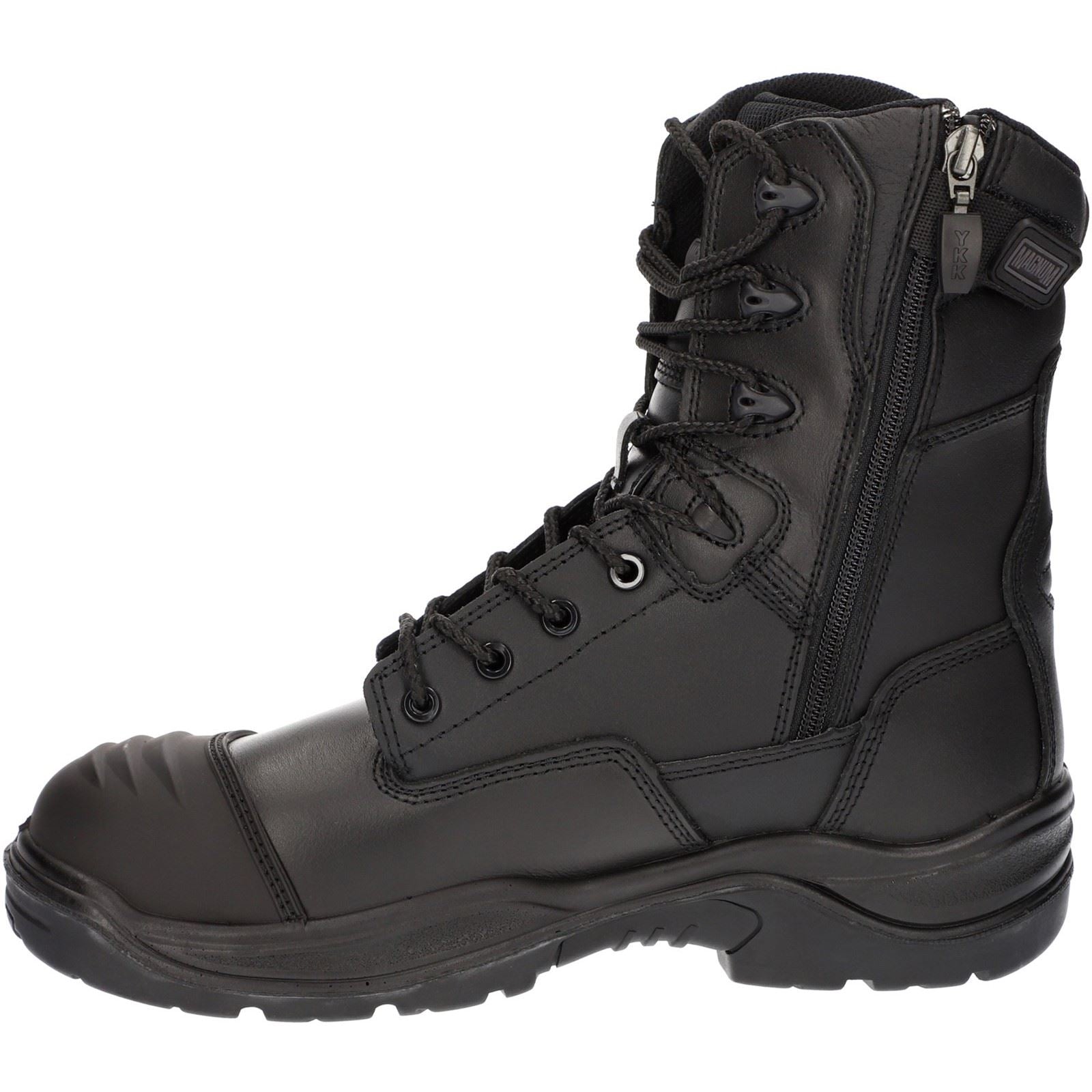 Magnum Rigmaster Seitenreißverschluss Leder Schwarz Sicherheitsstiefel