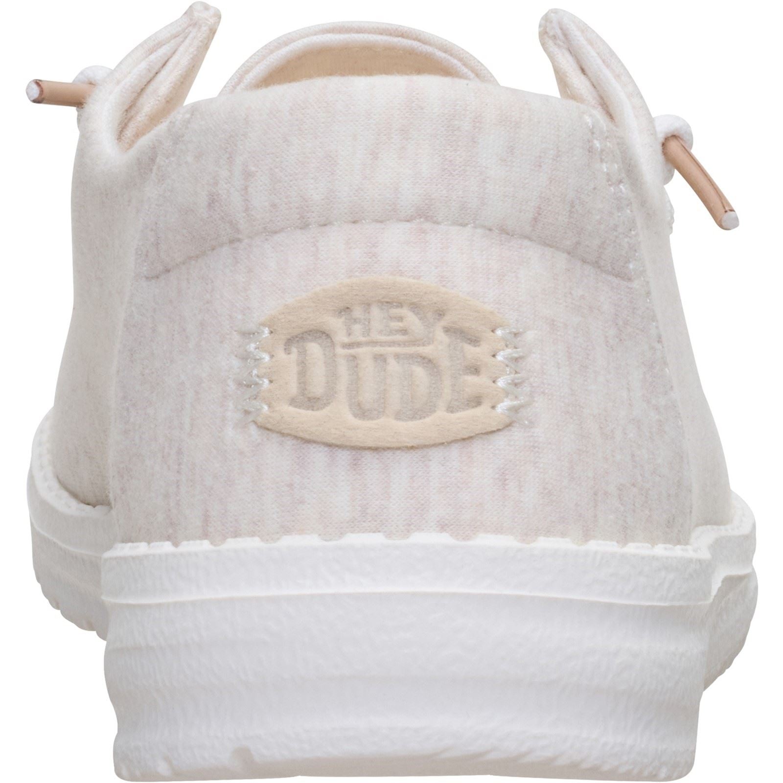 HEYDUDE Wendy Stretch Jersey Textil Damen Hausschuhe In Haferflocken