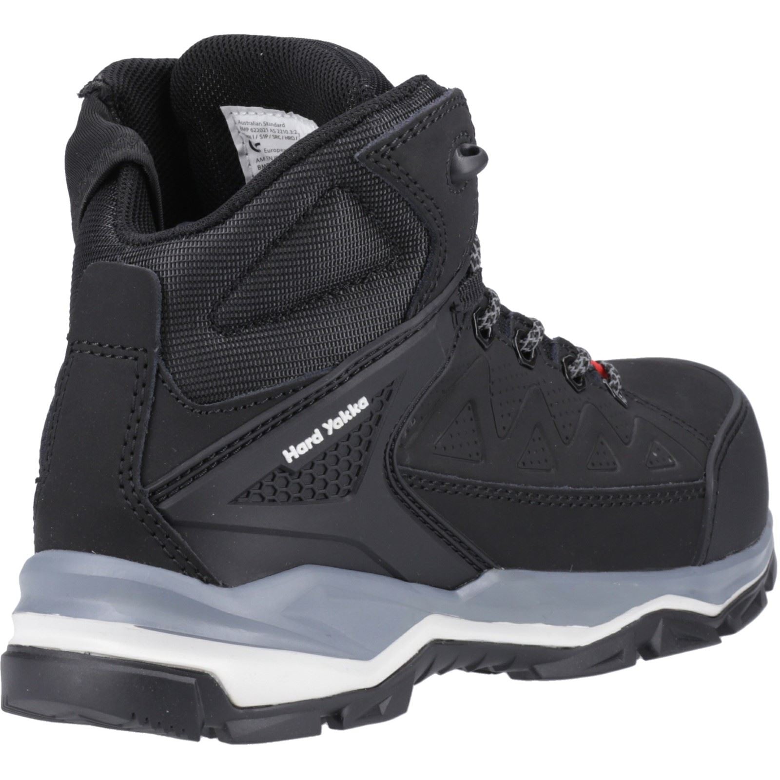 Hard Yakka Atomic Leder Schwarze Sicherheitsstiefel
