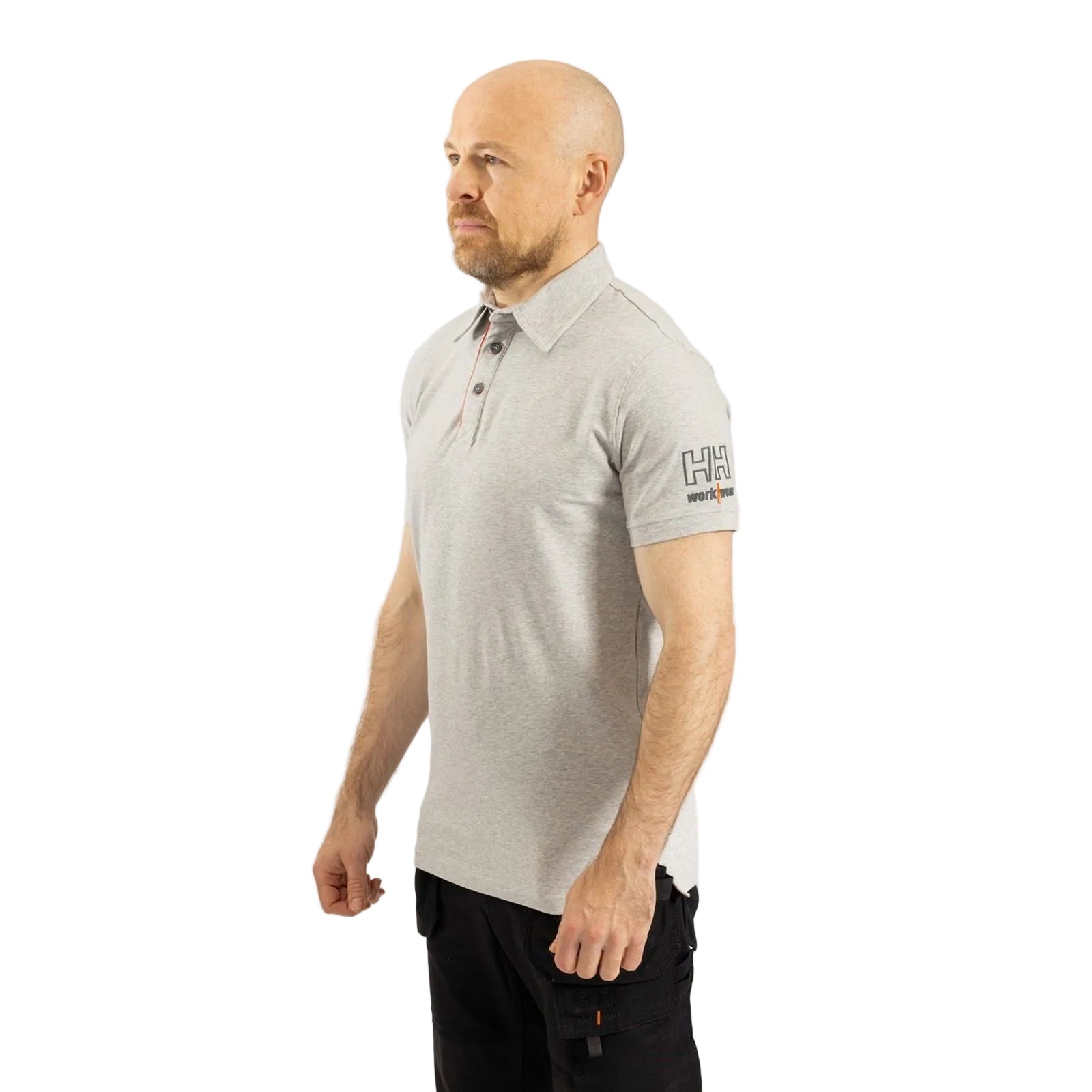 Helly Hansen Workwear Kensington Baumwoll Herren Poloshirt In Grau