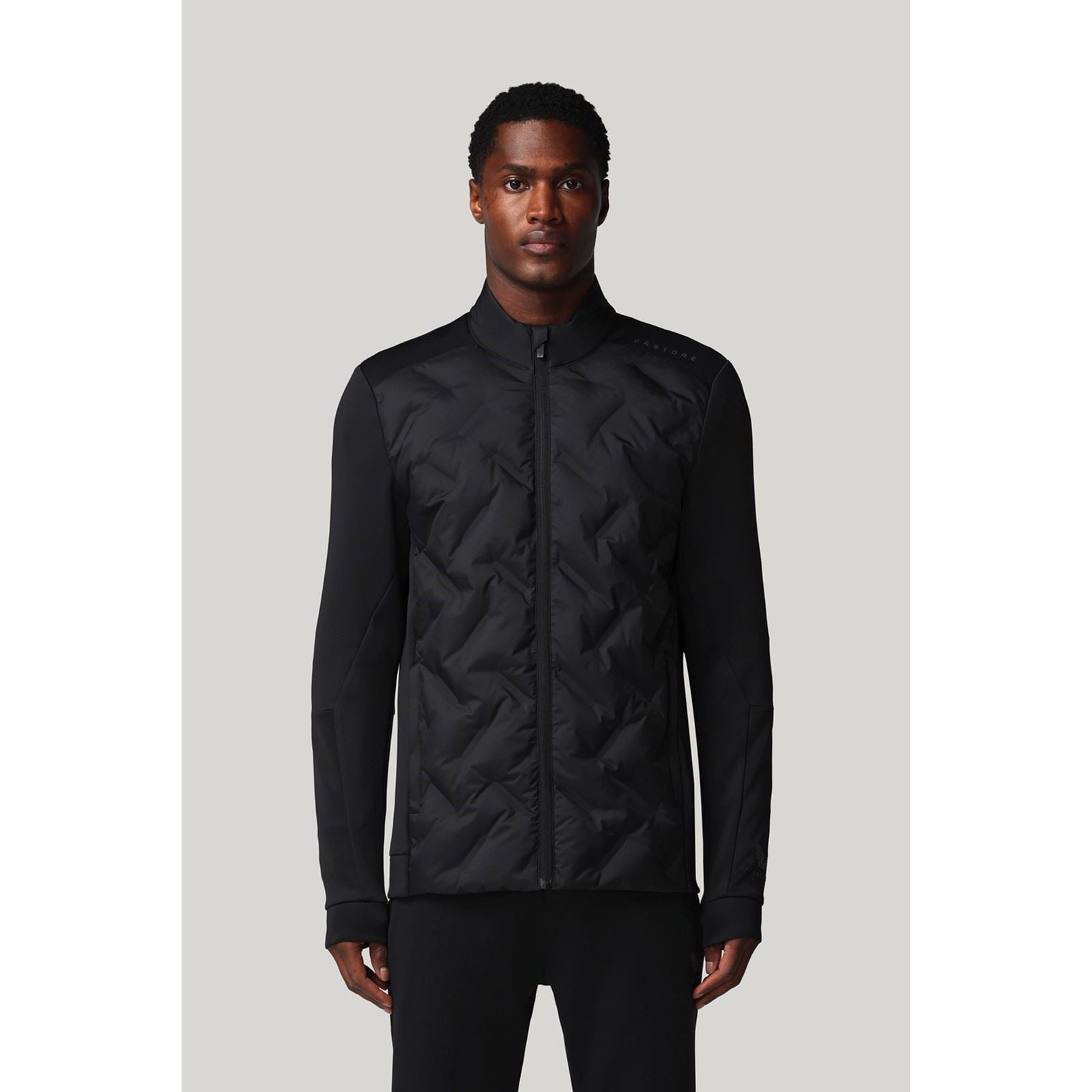 Castore Hybrid Jacket Männer Schwarze Activewear-Jacken
