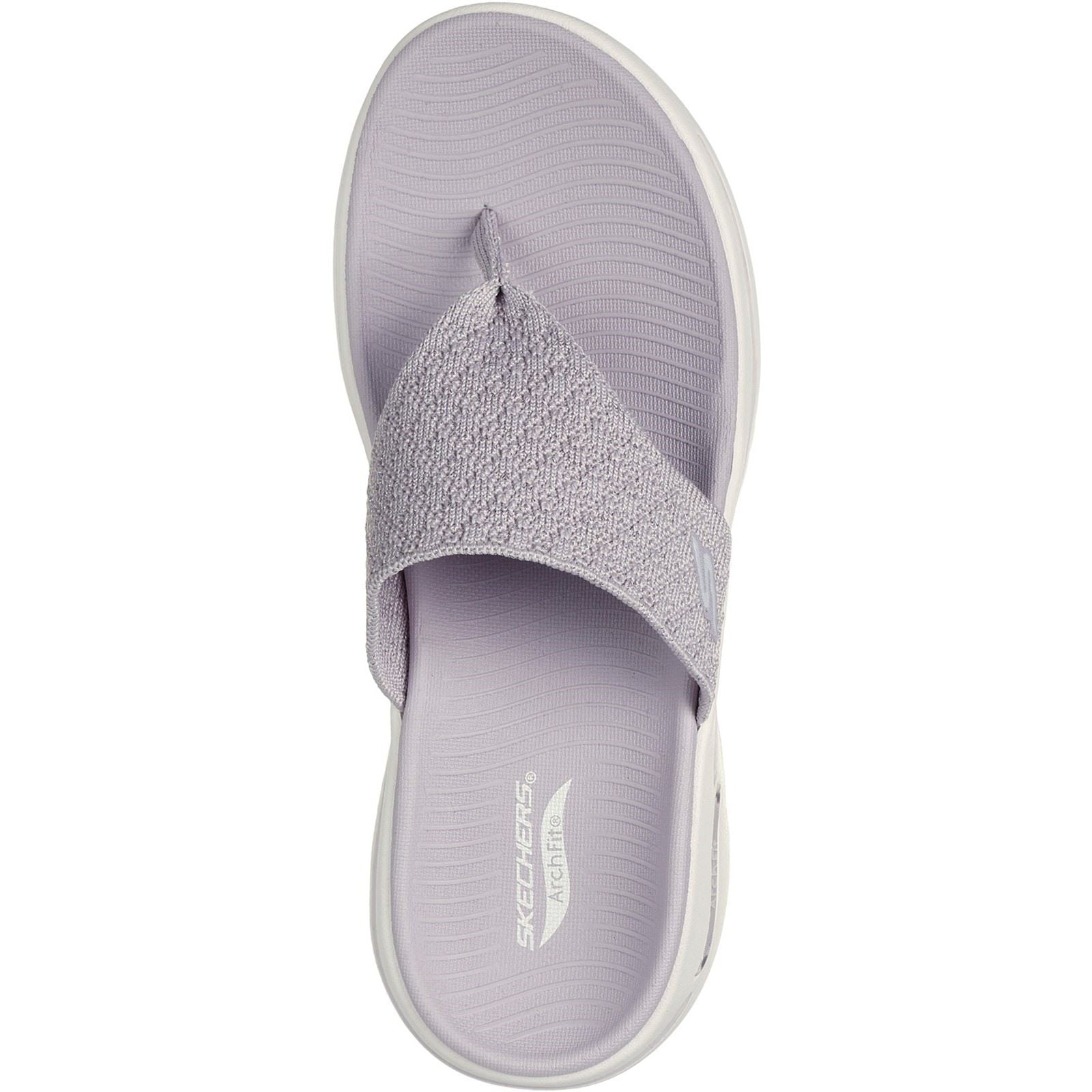 Skechers Go Walk Arch Fit Sandal Spellbound Synthetik Damen Sandalen In Flieder