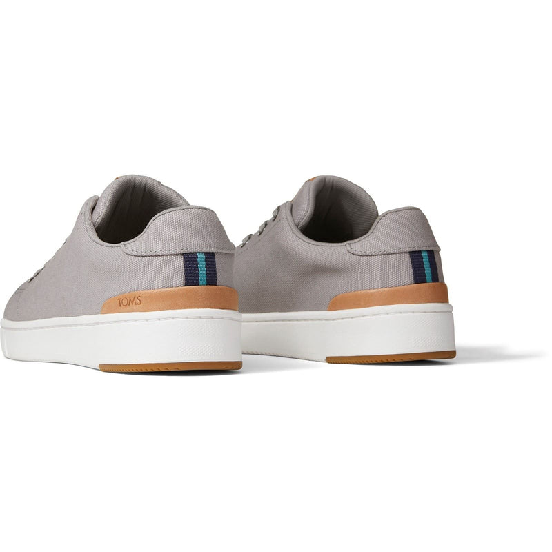 TOMS Travel Lite 2.0 Low 100% Baumwolle Herren Turnschuhe In Grau