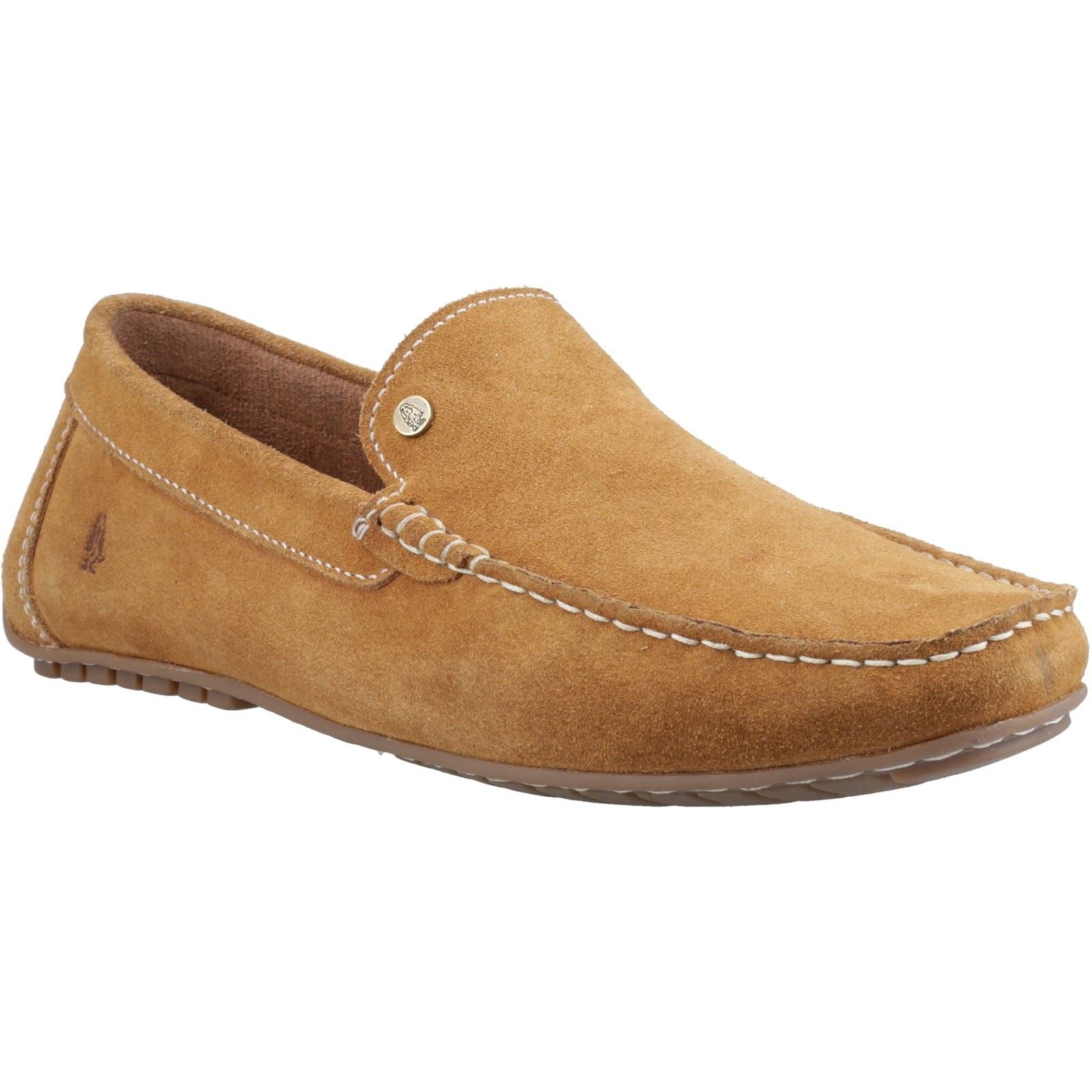 Hush Puppies Ralph Suede Herren Mokassins Aus Braunem Leder