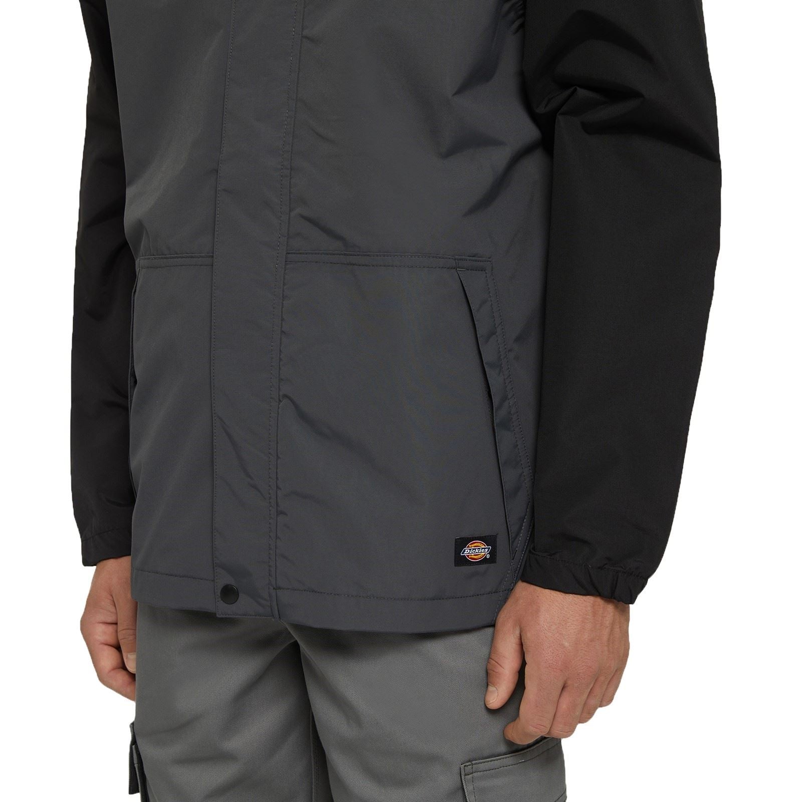 Dickies Waterproof Herren Graue Regenjacke