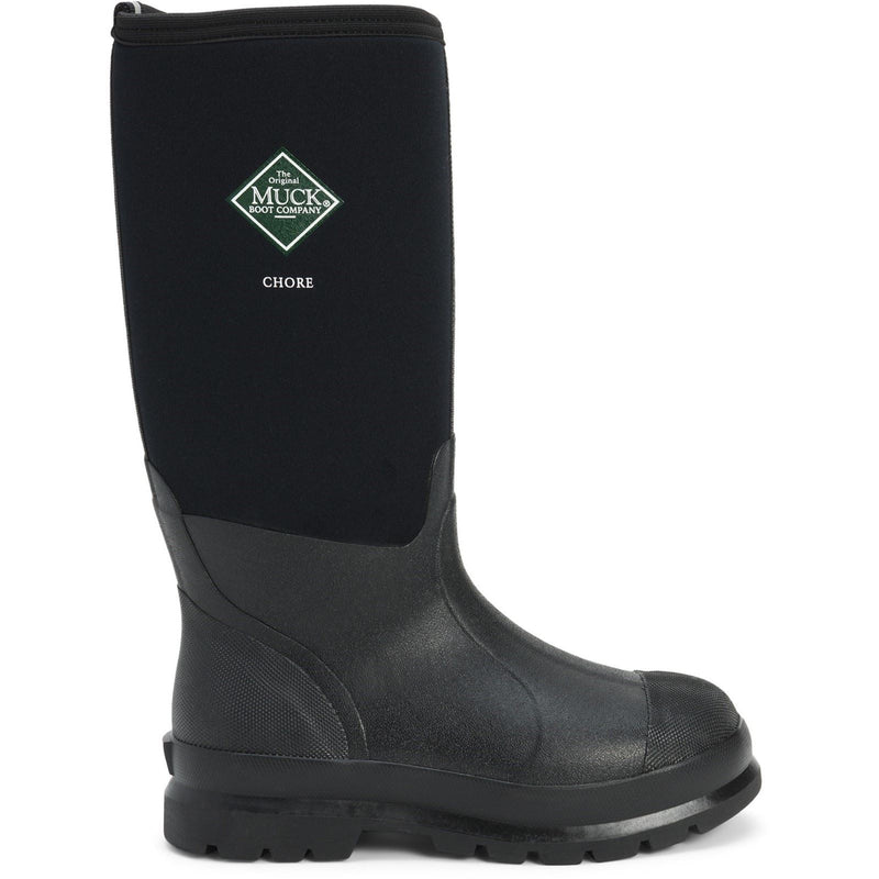 Muck Boots Chore Classic Hi Schwarze Gummistiefel