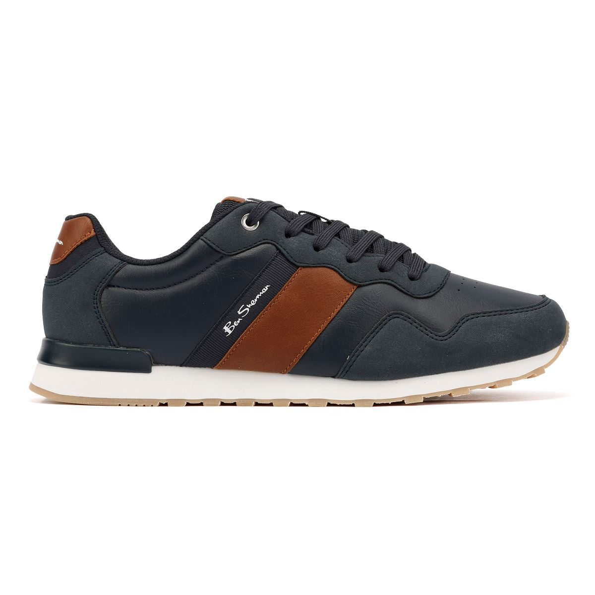 Ben Sherman Owen Retro Herrenblaue Turnschuhe