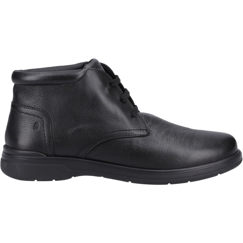 Hush Puppies Malcolm Leder Herren Schwarze Stiefel