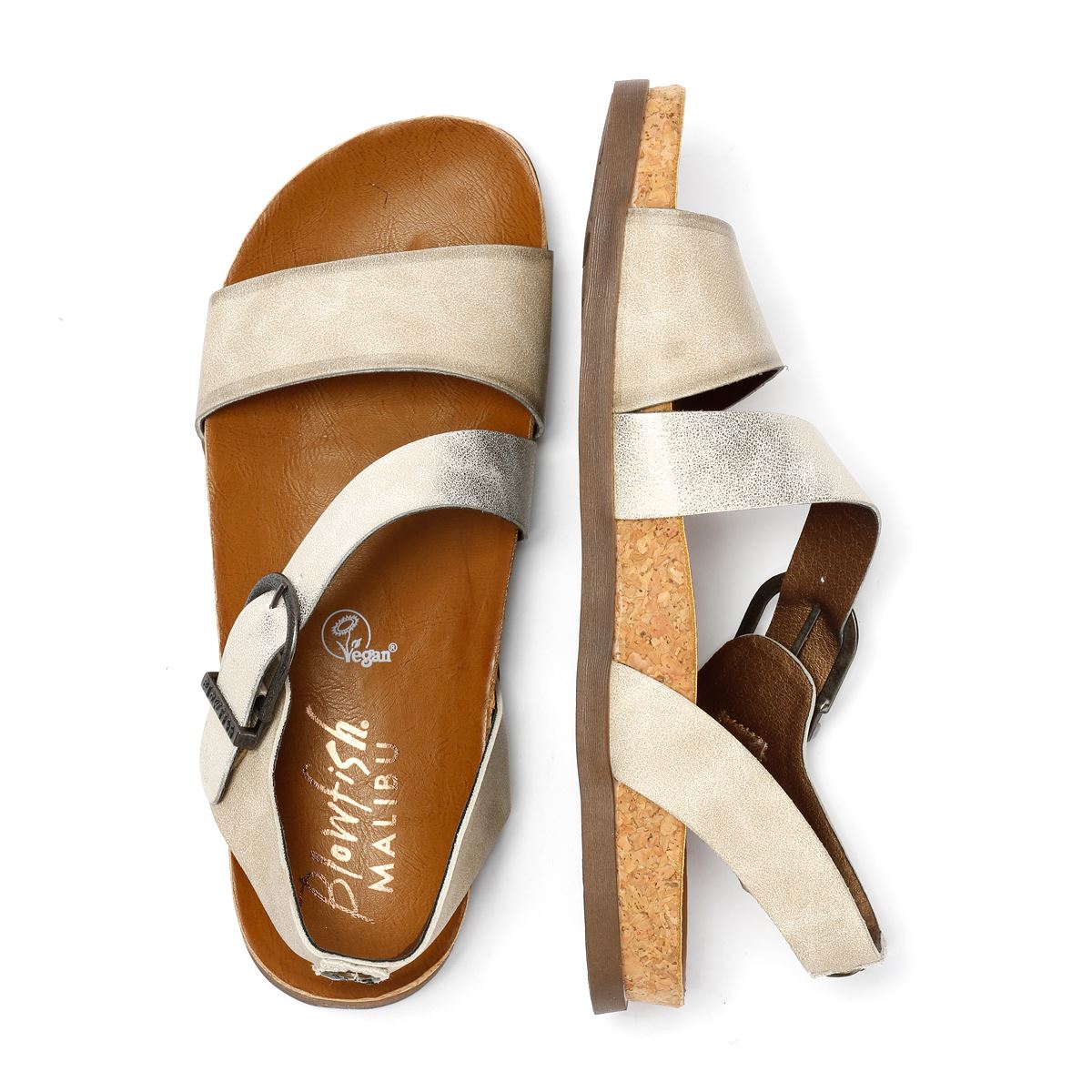Blowfish Malibu Lance Damen Graue Sandalen
