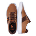 Ralph Lauren Hanford III Leder Herren Braune Turnschuhe