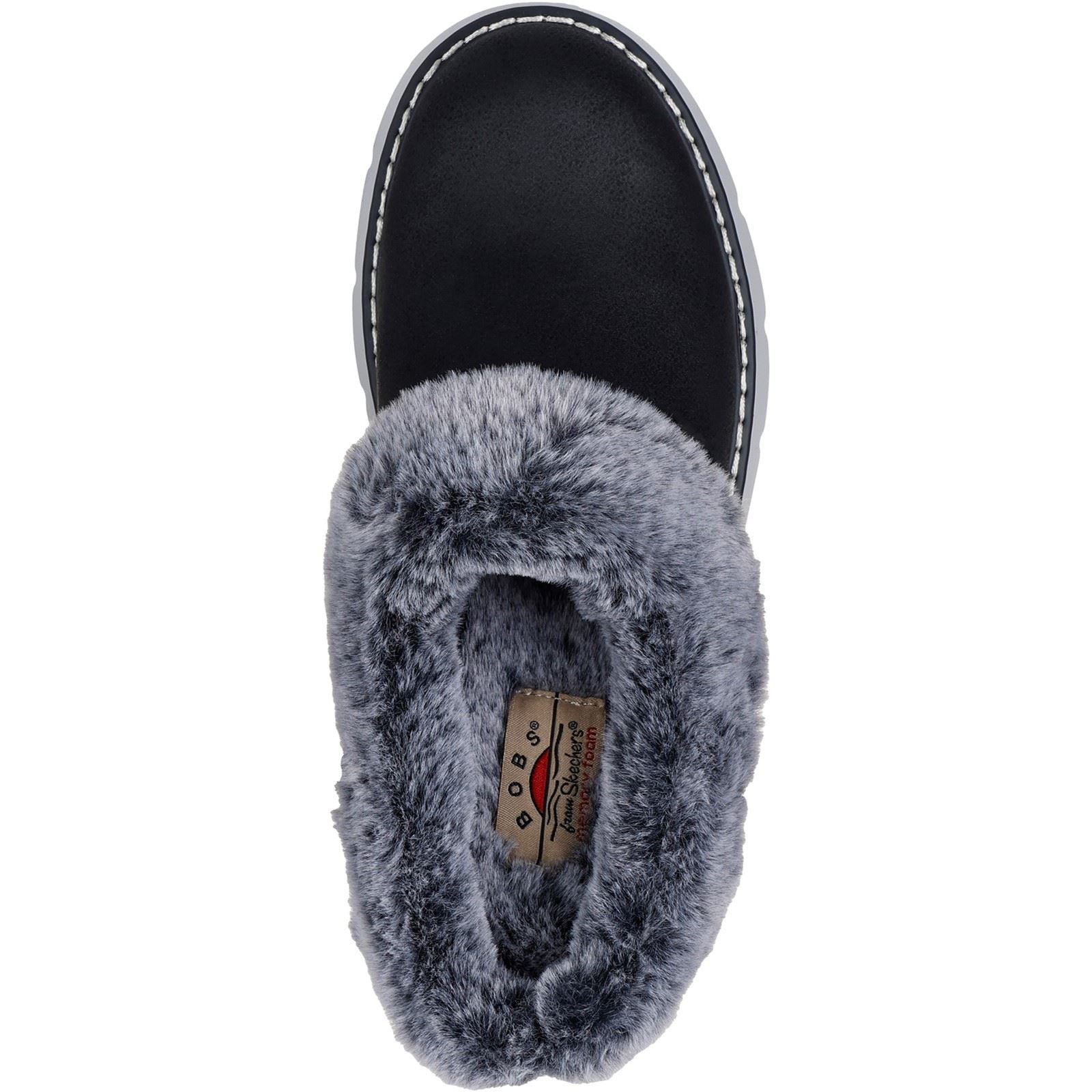 Skechers Keepsakes Lite Cozy Blend Textil Damen Hausschuhe In Schwarz