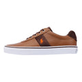 Ralph Lauren Hanford III Leder Herren Braune Turnschuhe