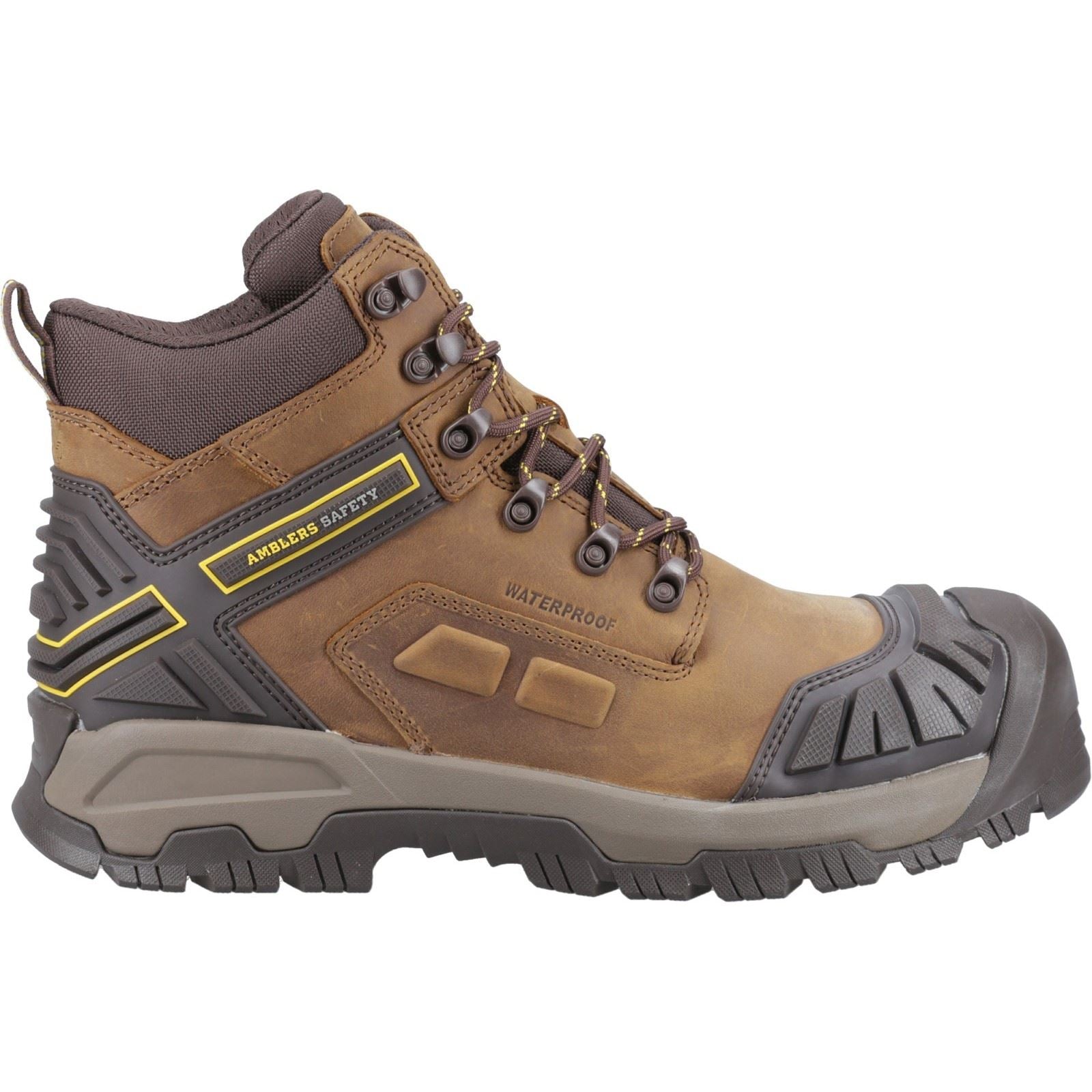 Amblers Safety Quarry Lederbraune Sicherheitsstiefel