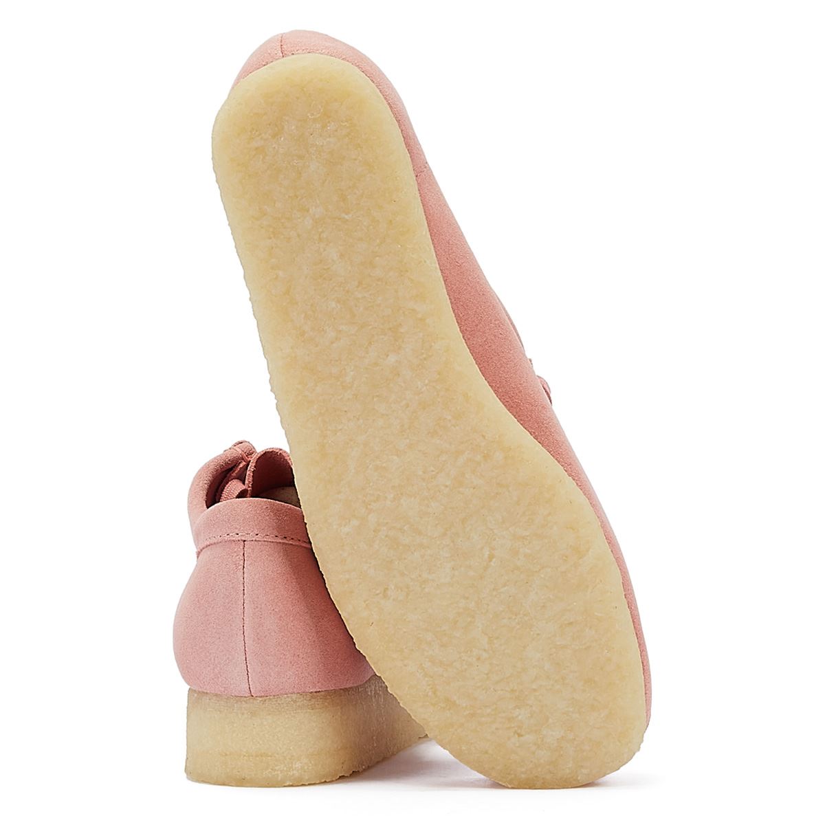 Clarks Originals Wallabee Damen Wildlederschuhe In Altrosa