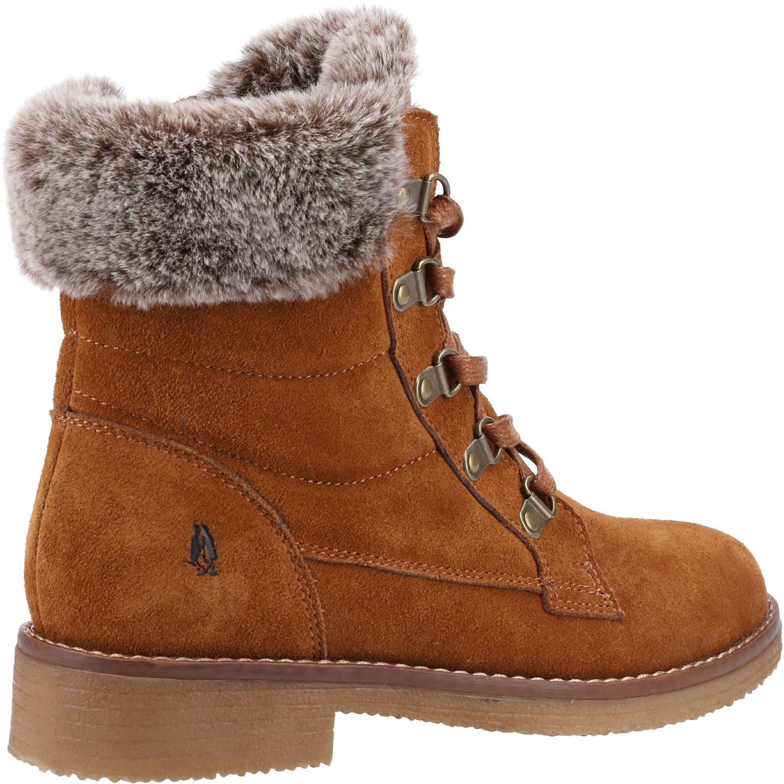 Hush Puppies Florence Leder Damen Stiefeletten In Braun