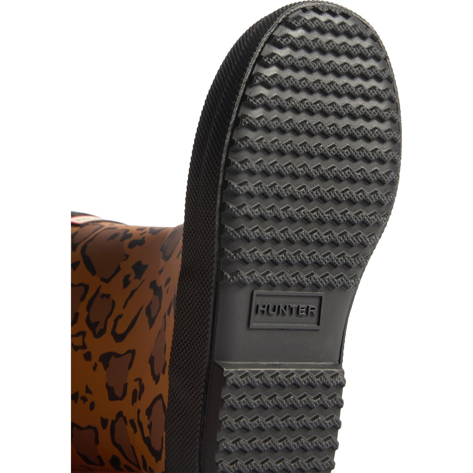 Hunter Kids First Gummi Unisex Kinder Reiche Tan/Sattel/Schwarze Farbe Gummistiefel