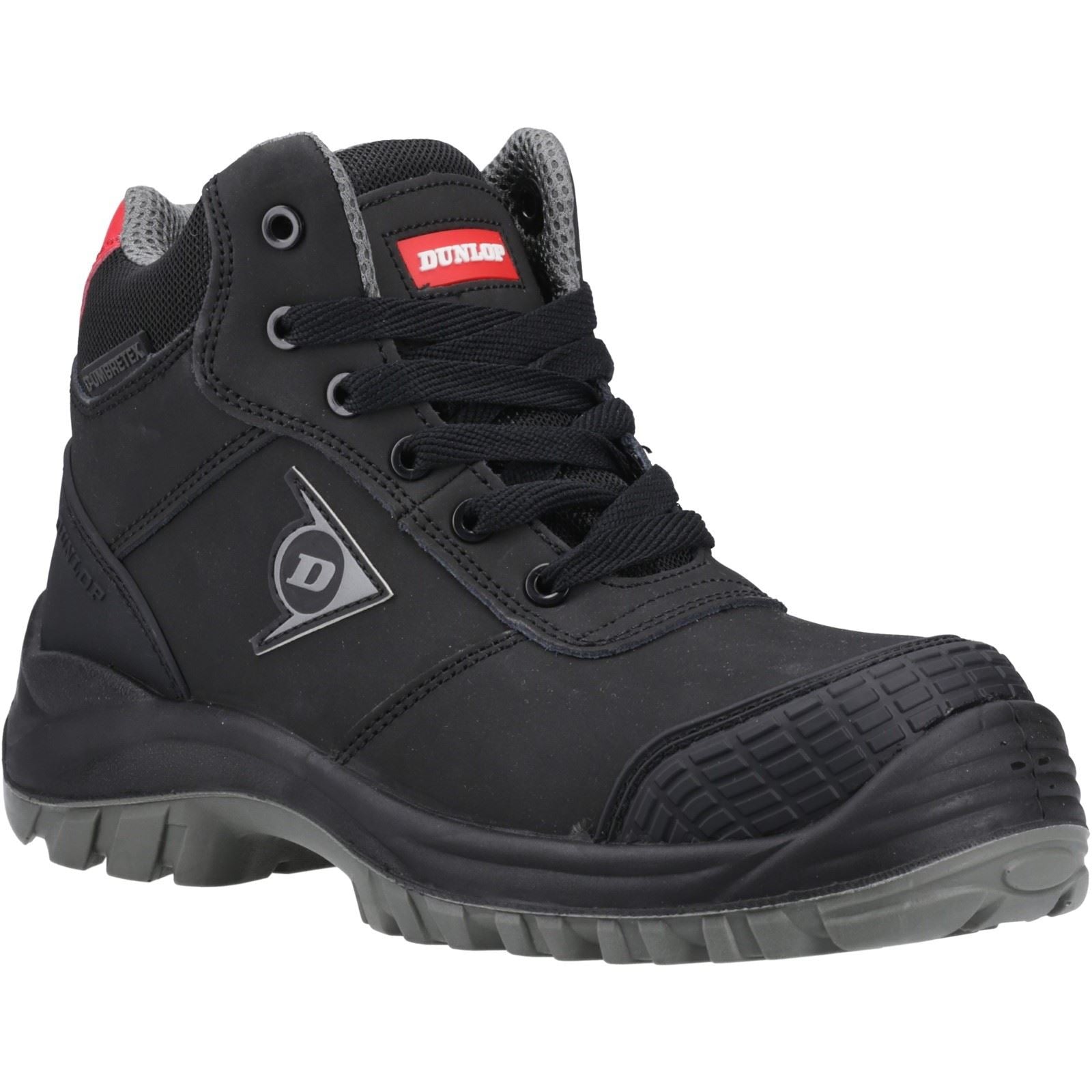 Dunlop First One Adv Titan Nubuk Herren Sicherheitsstiefel In Schwarz/Rot