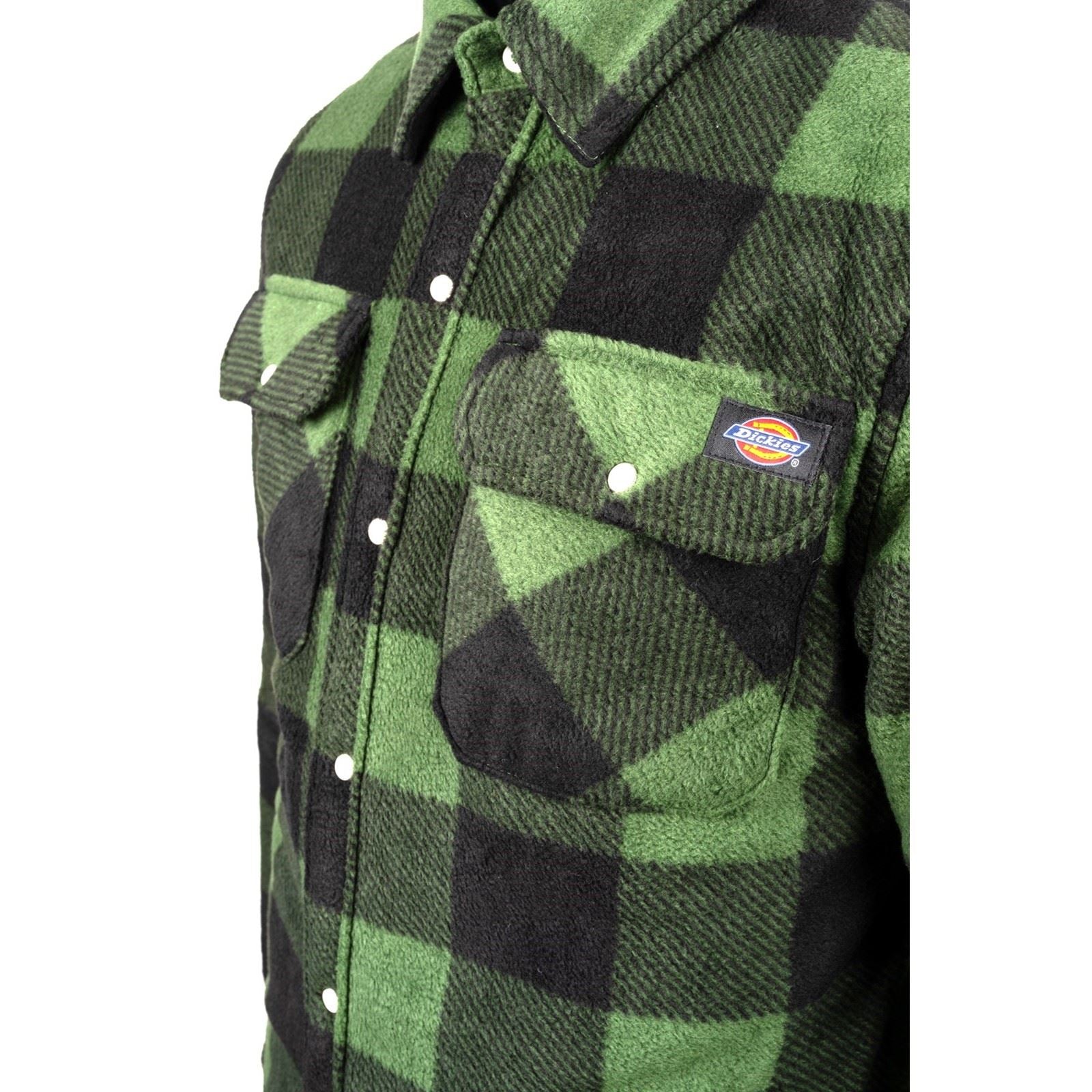 Dickies Portland Polyester Herren Grünes Freizeitshirt