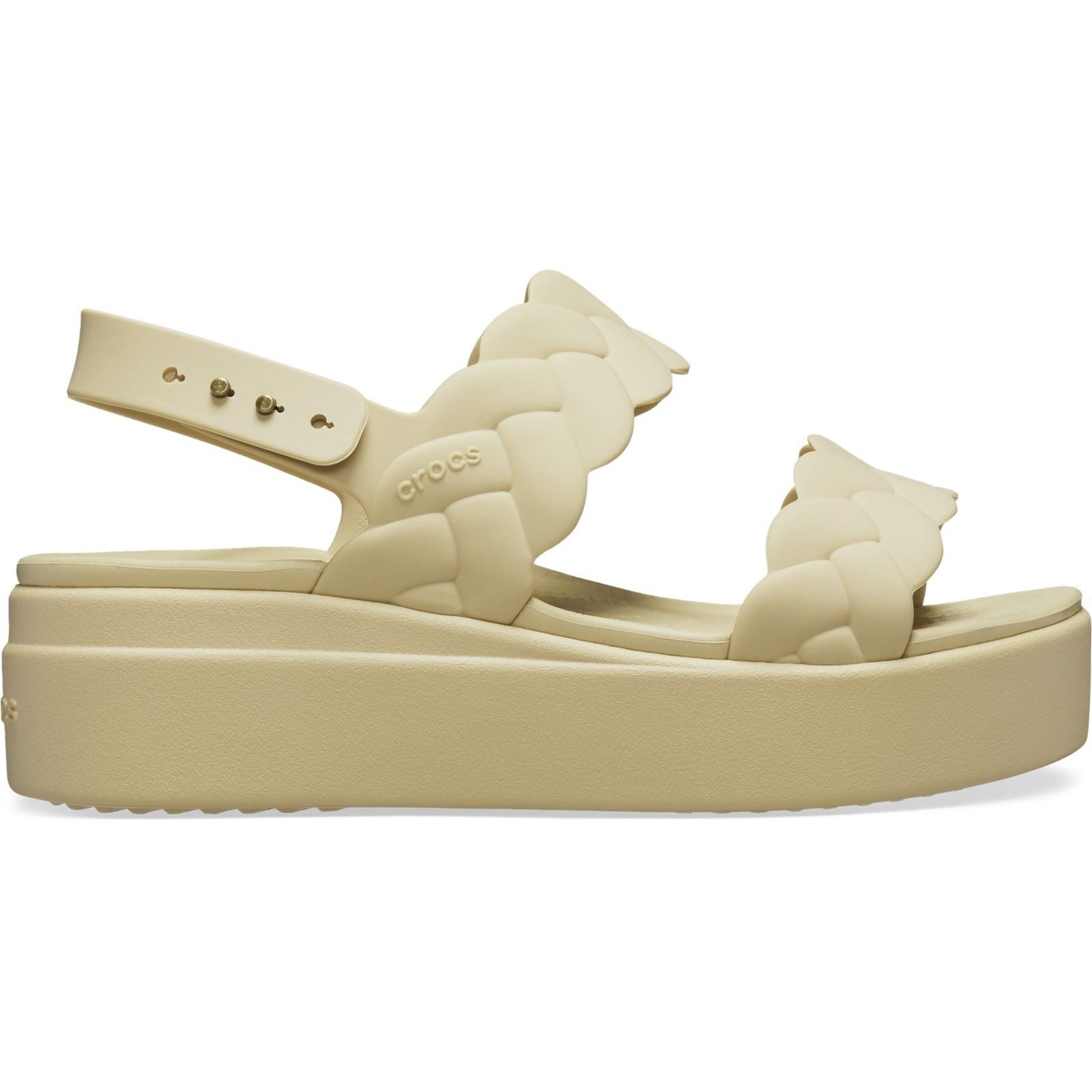 Crocs Brooklyn Woven Thermoplastische Damen Chai Sandalen