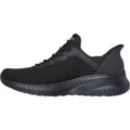 Skechers BOBS Sport Squad Chaos Textile Damen-Sneaker In Schwarz