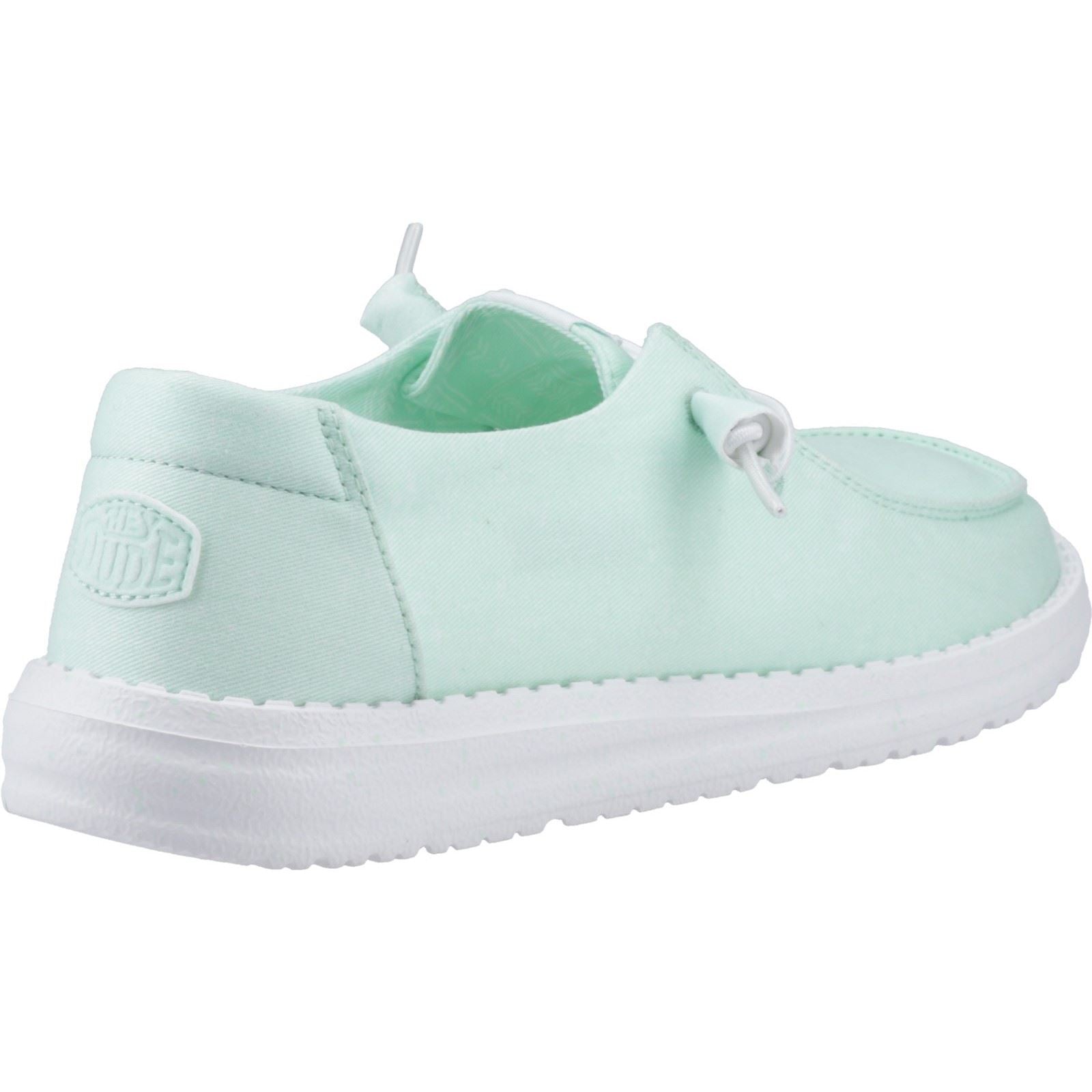 HEYDUDE Wendy Canvas 100% Baumwolle Damen Bay Blue Mokassin Schuhe