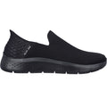 Skechers Go Walk Flex No Hands Synthetik Herren Sneaker In Schwarz