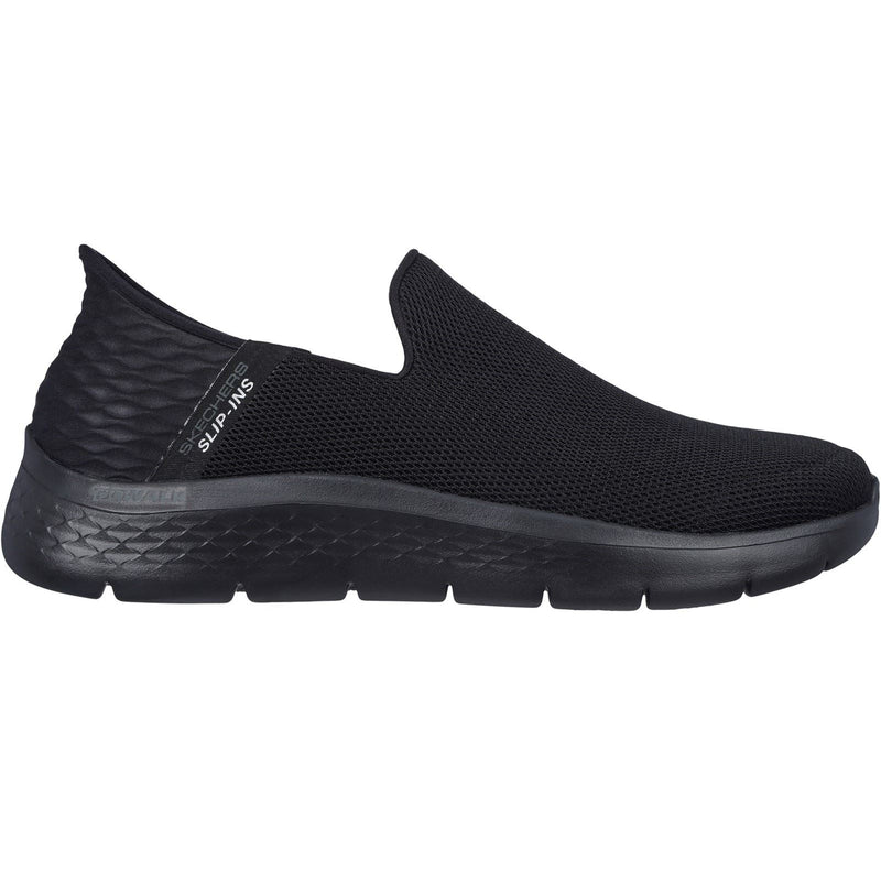 Skechers Go Walk Flex No Hands Synthetik Herren Sneaker In Schwarz