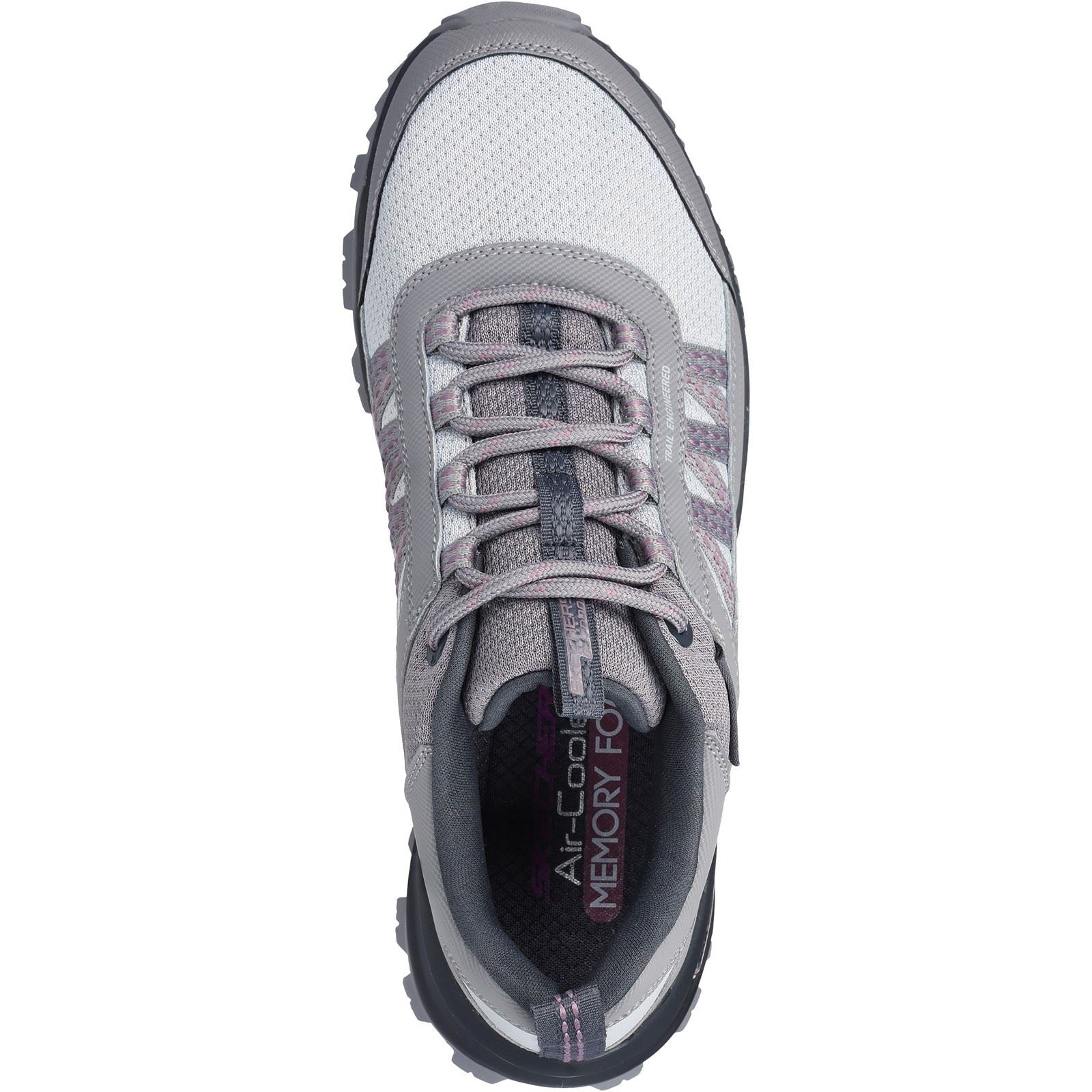 Skechers Max Protect Legacy Damen Wanderstiefel Aus Grauem/Anthrazitfarbenem Leder