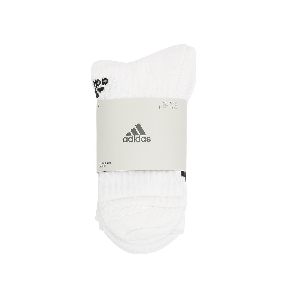 Adidas 3S C SPW 3er Pack Crew Socken in Weiß/Schwarz