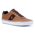 Ralph Lauren Hanford III Leder Herren Braune Turnschuhe